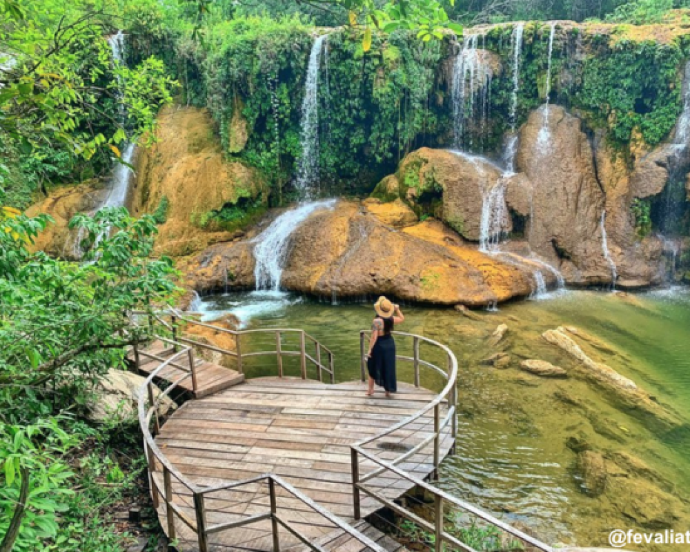 Parque das Cachoeiras - Cachoeiras em Bonito MS - 1Q de Bonito